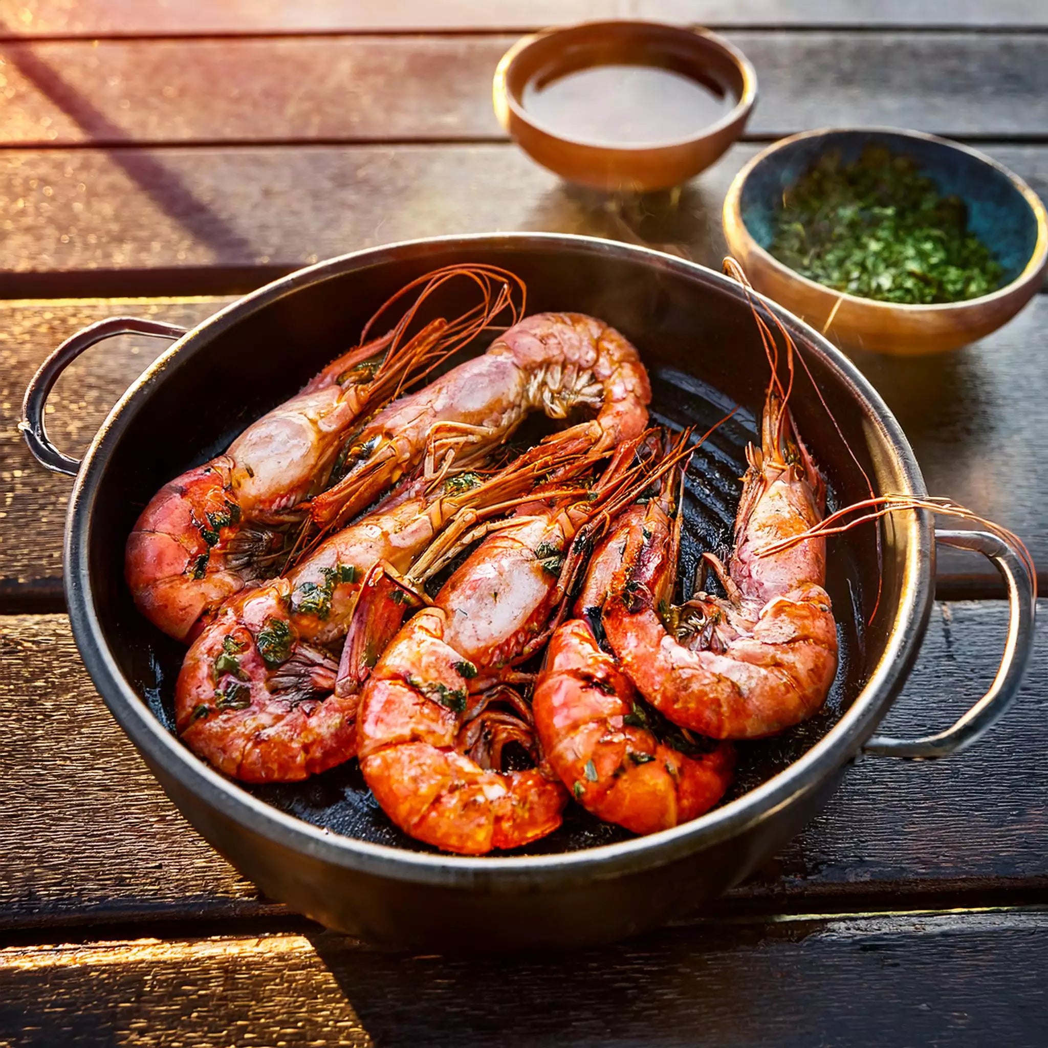 Gambas congelées crues