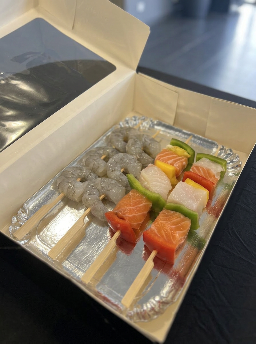 Box BBQ - brochettes maison