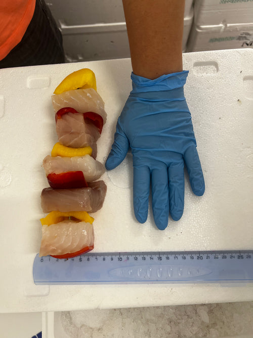 Brochettes de poisson artisanales